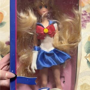 Magical Sailor Doll with Blue and White Outfit